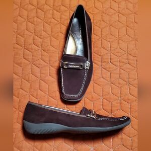 Antonio Melani Suede Loafers - Size 8.5